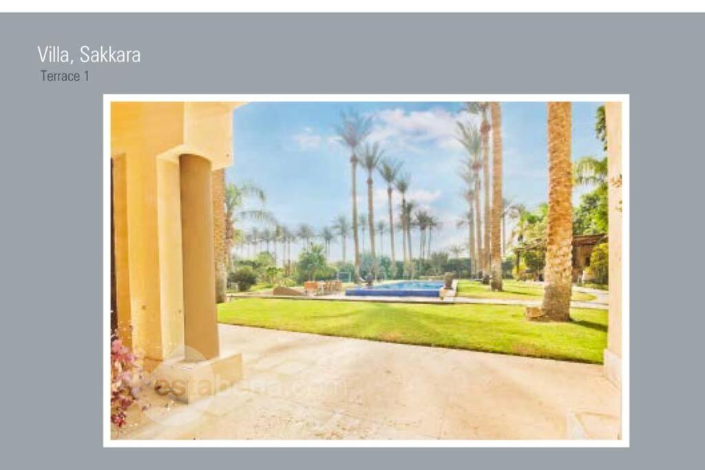 Villa Abu Sir Pyramids And Palm View Cairo